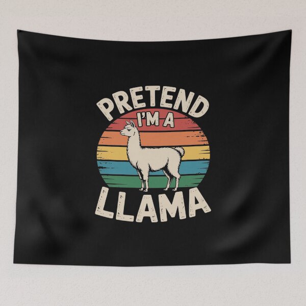 Item preview, Pretend I'm A Llama Lazy Halloween Costume designed and sold by skanderio.