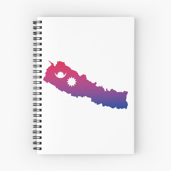 Item preview, Beautiful Nepal Flag Map, नेपाल designed and sold by MapsNepal.