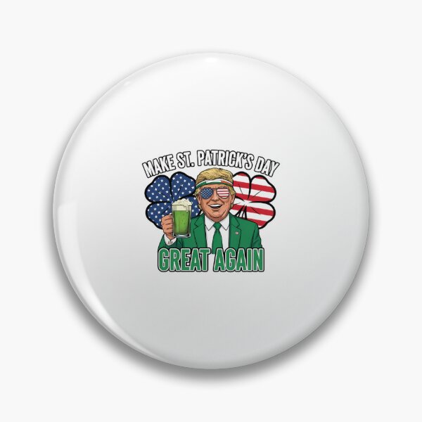 Item preview, Make St. Patrick's Day Great Again Trump Irish Flag designed and sold by Dony1938.