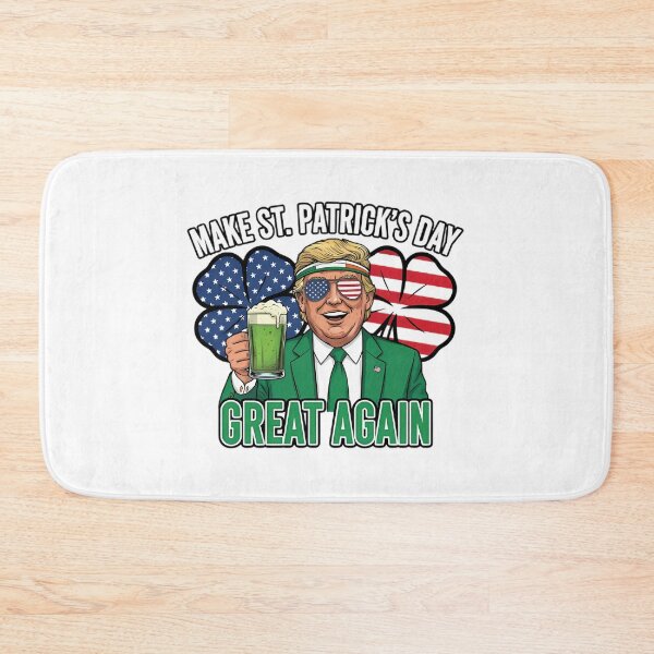 Item preview, Make St. Patrick's Day Great Again Trump Irish Flag designed and sold by Dony1938.