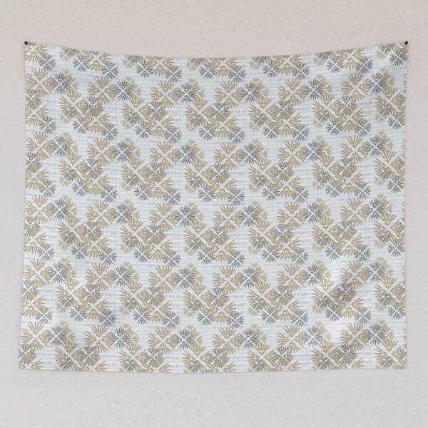 Item preview, Japan Blocks - Shizen - gold blue designed and sold by Stephanie Fiona Design.