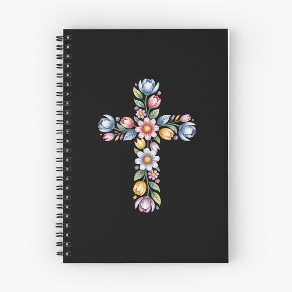 Item preview, Pretty Flowers Cross Spiritual Gardener Wildflowers designed and sold by imsamaharem.