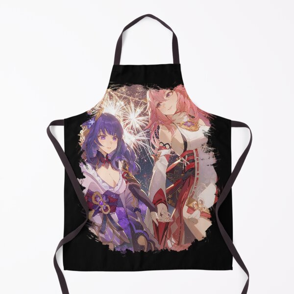 Item preview, Shogun Raiden And Yae Miko designed and sold by El Hermano Gym.