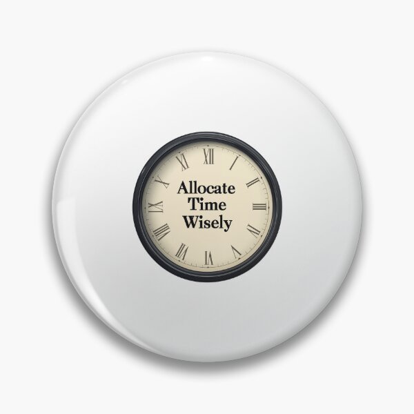 Item preview, Allocate Time Wisely Minimal Productivity Reminder  designed and sold by FWLKIT.
