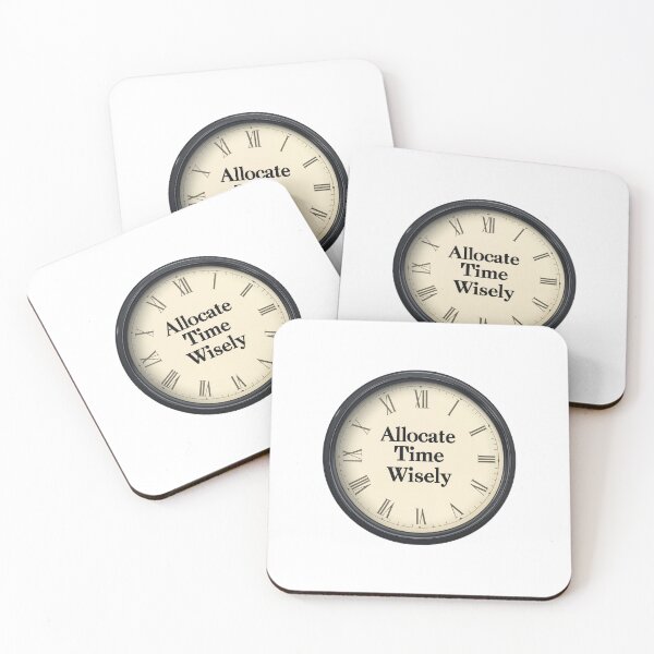 Item preview, Allocate Time Wisely Minimal Productivity Reminder  designed and sold by FWLKIT.