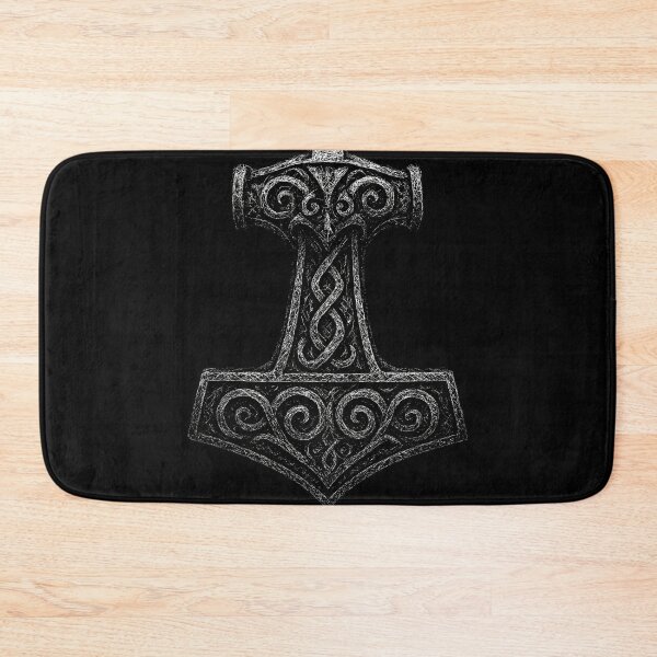 Item preview, Mjölnir Scratch Art – Norse Hammer of Thor designed and sold by Mortisigil.