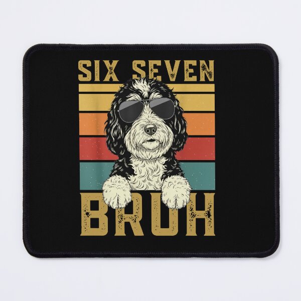Item preview, Cool Dog Retro Style – Six Seven Bruh Shirt designed and sold by LashondaGreen89.