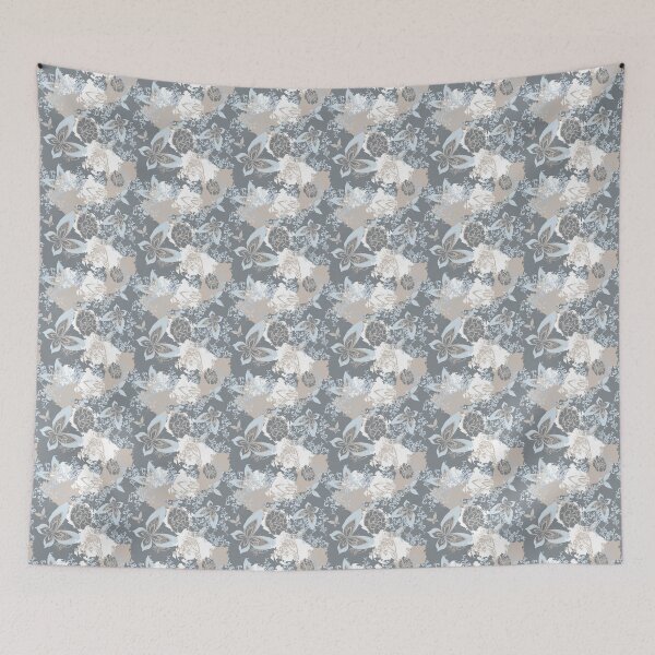 Item preview, Kimono - Shizen - dark blue designed and sold by Stephanie Fiona Design.