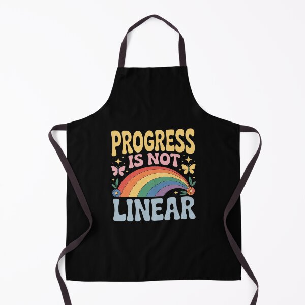 Item preview, Progress is NOT Linear - Kindergarten Rainbow Pattern designed and sold by imsamaharem.