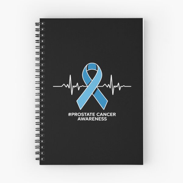 Item preview, Prostate Cancer Awareness Heartbeat Ribbon Blue Support designed and sold by imsamaharem.