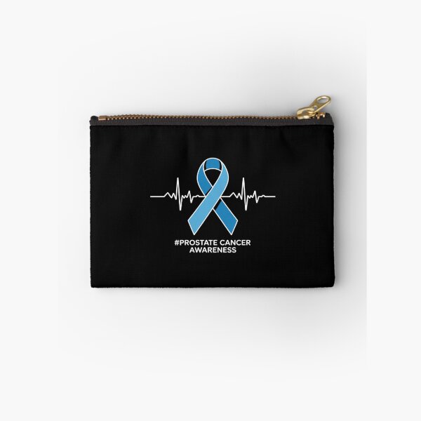 Item preview, Prostate Cancer Awareness Heartbeat Ribbon Blue Support designed and sold by imsamaharem.