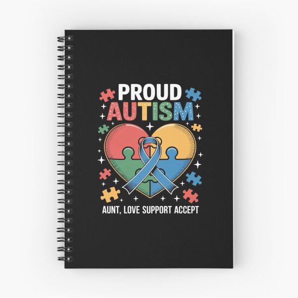 Item preview, Proud Autism Aunt Love Support Accept Aunt Autism Awareness designed and sold by imsamaharem.