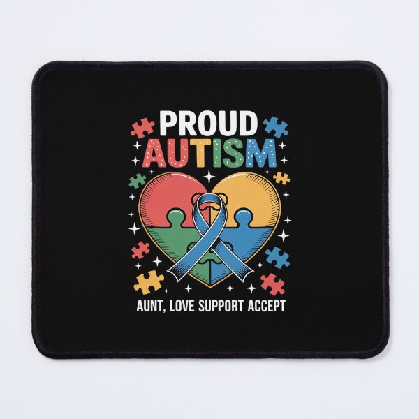 Item preview, Proud Autism Aunt Love Support Accept Aunt Autism Awareness designed and sold by imsamaharem.