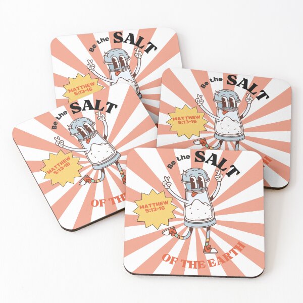 Item preview, Be the Salt of the Earth Christian Art – Red Rays designed and sold by Holy Ink Studio.
