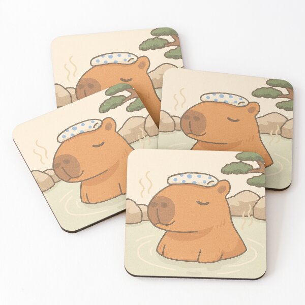 Item preview, Kawaii Bear at the Hot Spring designed and sold by Serge-Design.