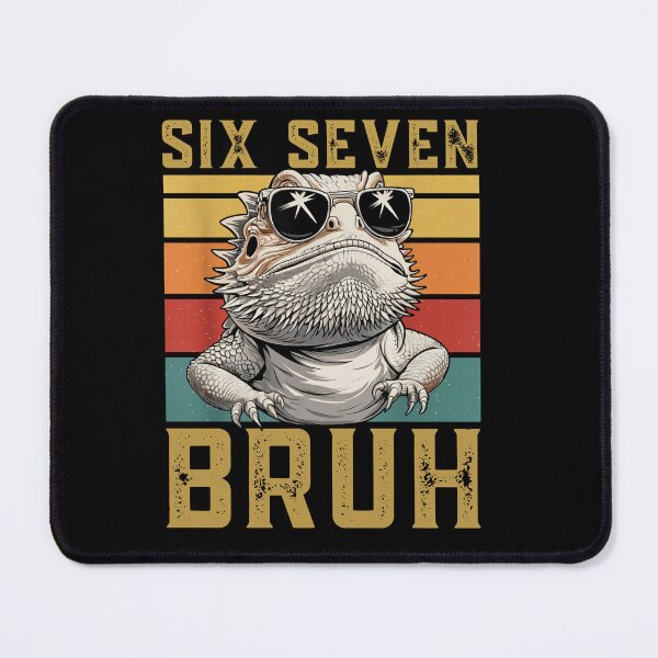 Item preview, Cool Bearded Dragon Six Seven Bruh Shirt designed and sold by LashondaGreen89.