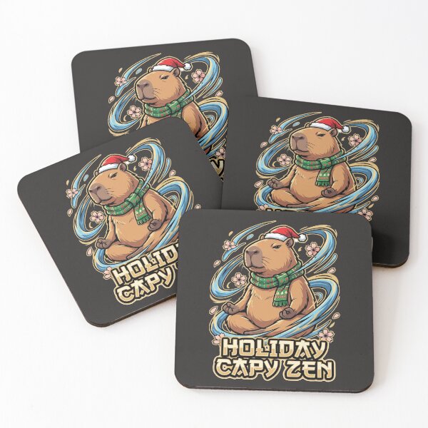 Item preview, Cute Holiday Capybara Anime Manga Christmas Gift Tee designed and sold by Thaivi Design.