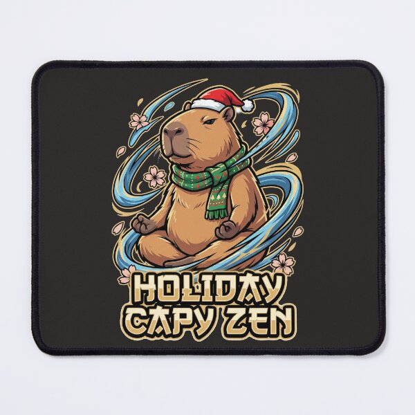 Item preview, Cute Holiday Capybara Anime Manga Christmas Gift Tee designed and sold by Thaivi Design.