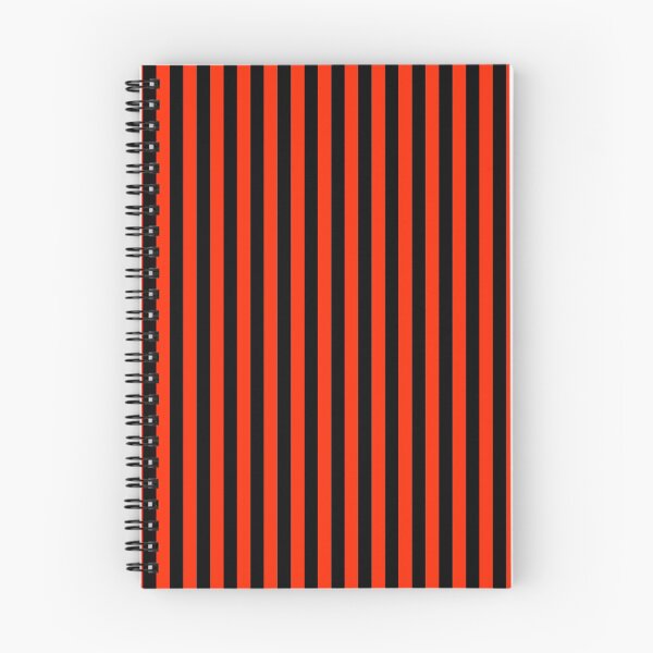Item preview, Bright Red and Black Vertical Stripes designed and sold by ColorPatterns.