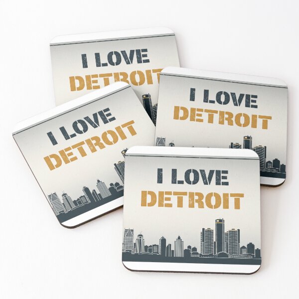 Item preview, I love Detroit Design designed and sold by VerizalShop.