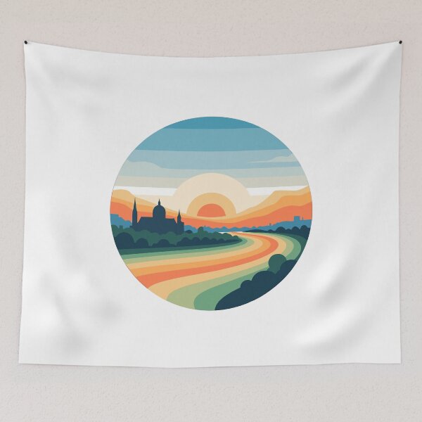 Item preview, Vienna Austria Travel Retro Emblem - Vintage Style Souvenir Design designed and sold by Timegraf.