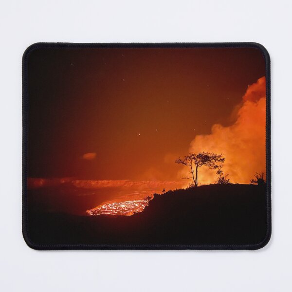 Item preview, Volcanic Lava Glow at Night designed and sold by TrisaThyme.
