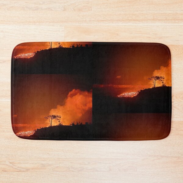 Item preview, Volcanic Lava Glow at Night designed and sold by TrisaThyme.