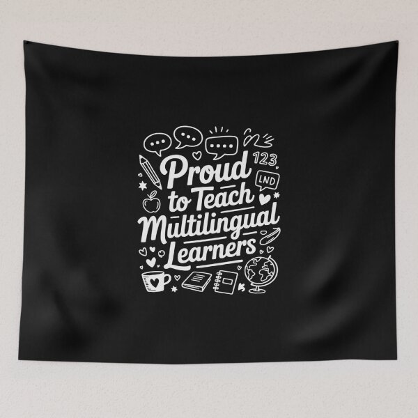 Item preview, Proud to Teach Multilingual Learners Coquette ESL Teacher designed and sold by imsamaharem.