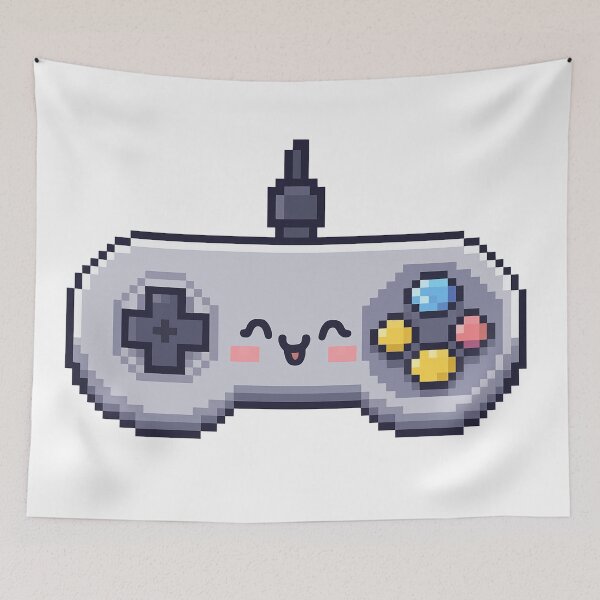 Item preview, Retro pixel art video game controller designed and sold by arteopolis.