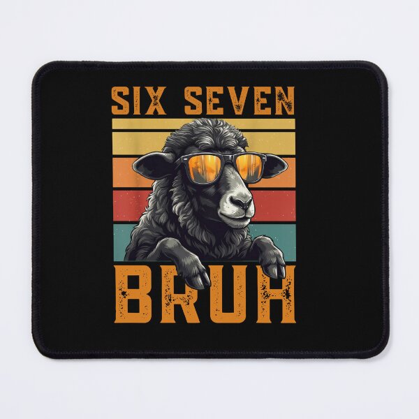 Item preview, 67 Six Seven Cool Black Sheep Retro Funny Bruh Shirt designed and sold by LashondaGreen89.