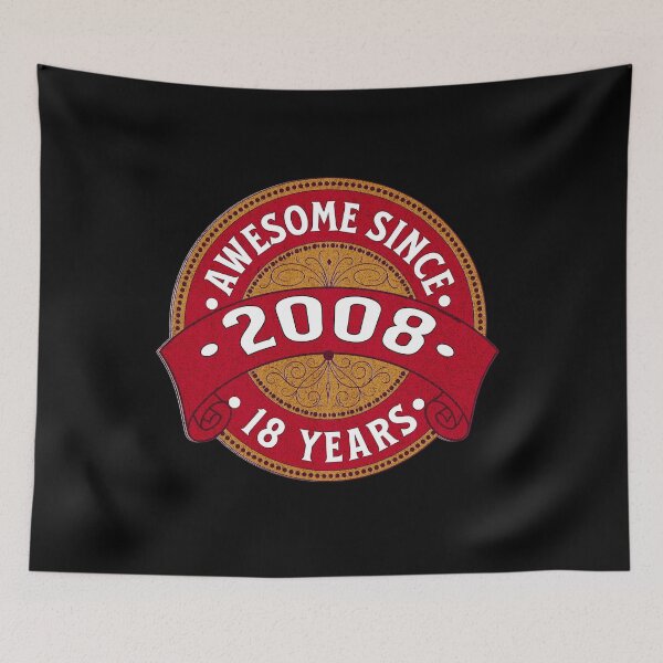 Item preview, Awesome Since 2008, 18 birthday gift designed and sold by Ray's Photos & Art.