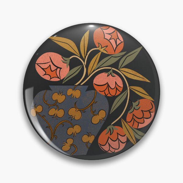 Item preview, Earthen Vase And Peonies designed and sold by Renea L Thull.