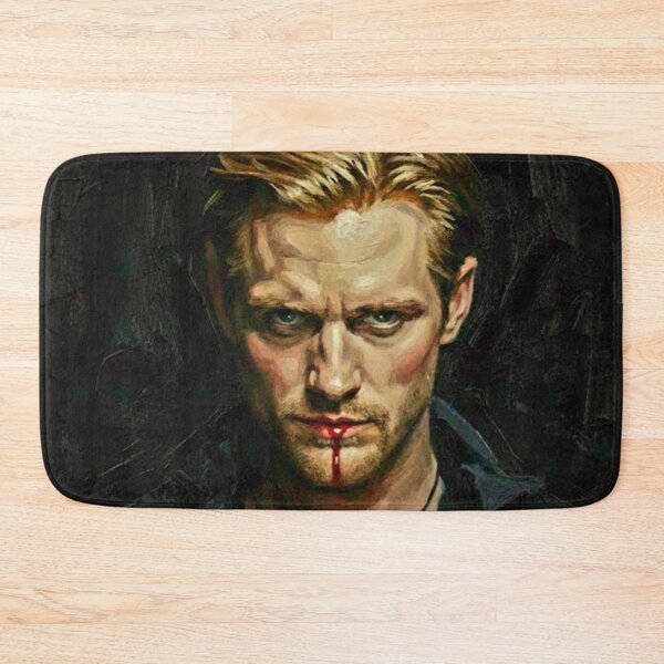 Item preview, Intense Blonde Vampire Art | Praying Hands Dark TV Series Painting | Brooding Vampire designed and sold by Art's Diner.
