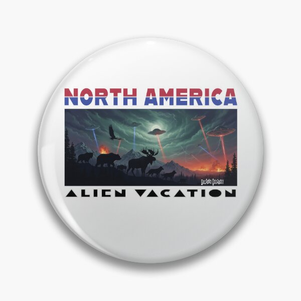 Artikelvorschau, Nordamerika: Alien-Urlaub entworfen und verkauft von Fragmented Murmurings.