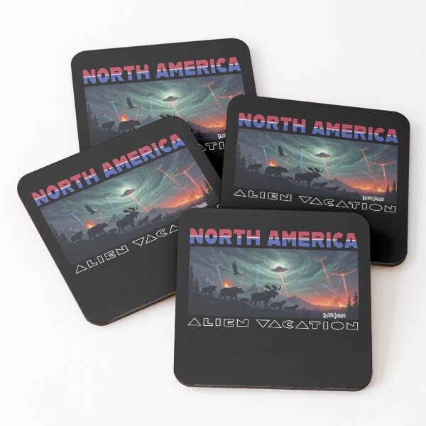 Item preview, North America: Alien Vacation designed and sold by Fragmented Murmurings.