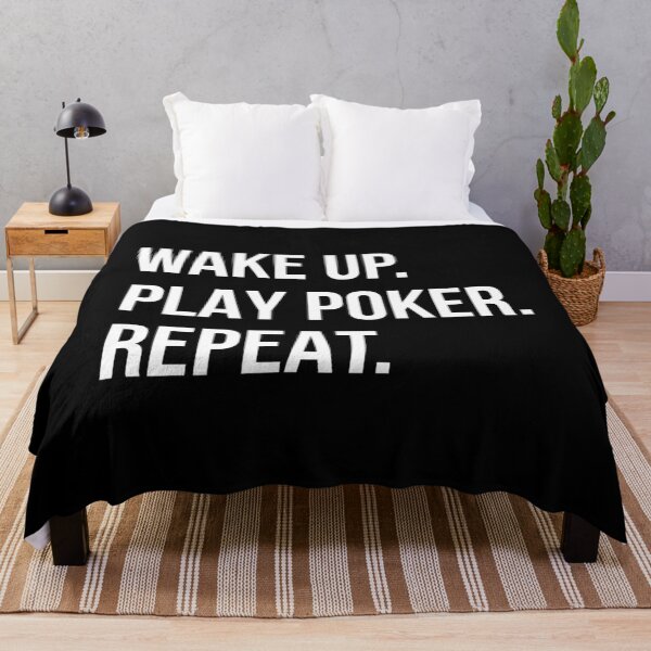 Item preview, Wake Up Play Poker Repeat Funny Poker Casino Poker Player Poker Women Gambling designed and sold by TommieJune.