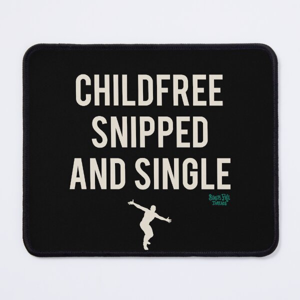 Item preview, Childfree Snipped and Single Men's designed and sold by StressFreeThds.