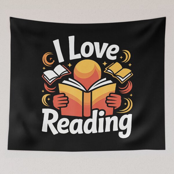 Item preview, I Love Reading Enthusiast Bookworm Joy designed and sold by pfanodlnazb.