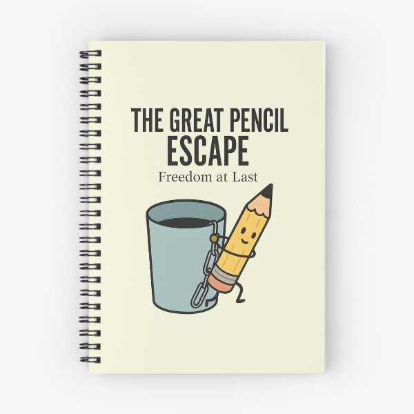 Item preview, The Great Pencil Escape – Sneaky Stationery Drama designed and sold by stoneyme store.