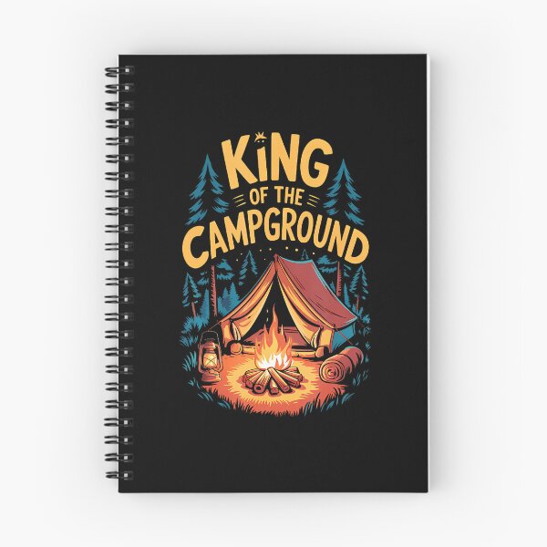 Item preview, King Of The Campground Funny Camping Dad Tent Camping designed and sold by TashiaJerrie.