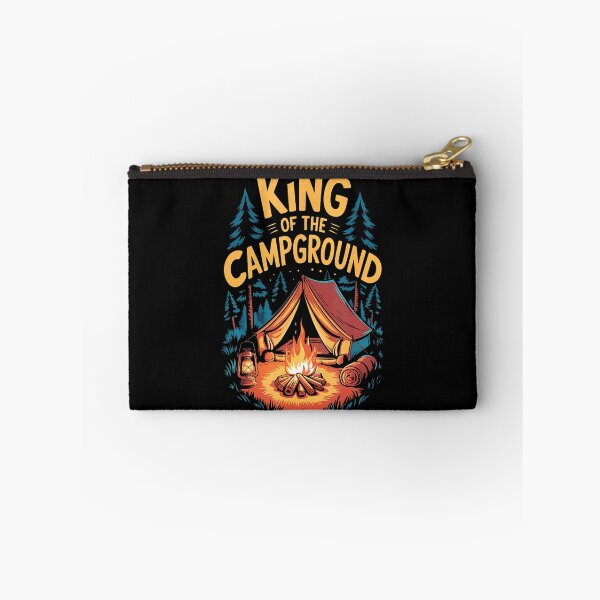 Item preview, King Of The Campground Funny Camping Dad Tent Camping designed and sold by TashiaJerrie.
