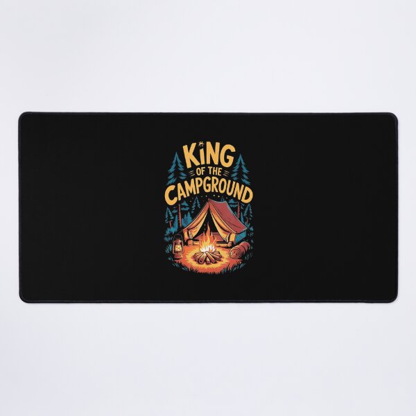 Item preview, King Of The Campground Funny Camping Dad Tent Camping designed and sold by TashiaJerrie.