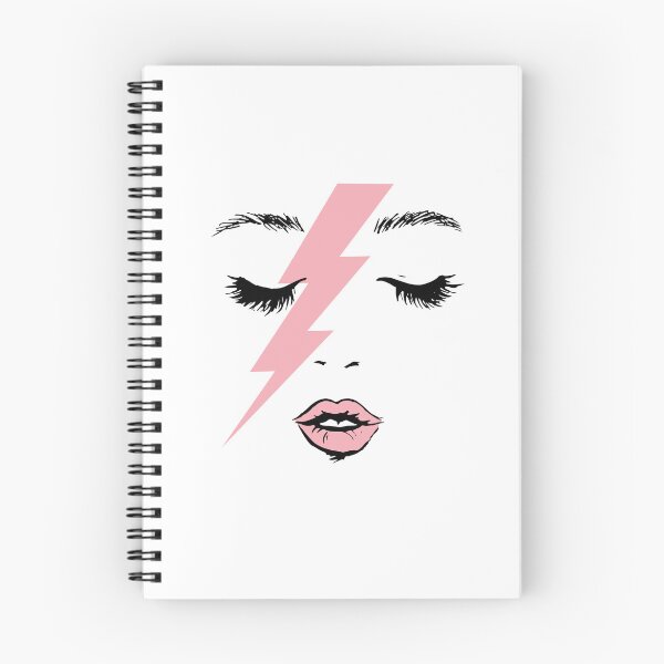 Item preview, Glam Rock Pop Star Lightning Face designed and sold by The secret storage room.