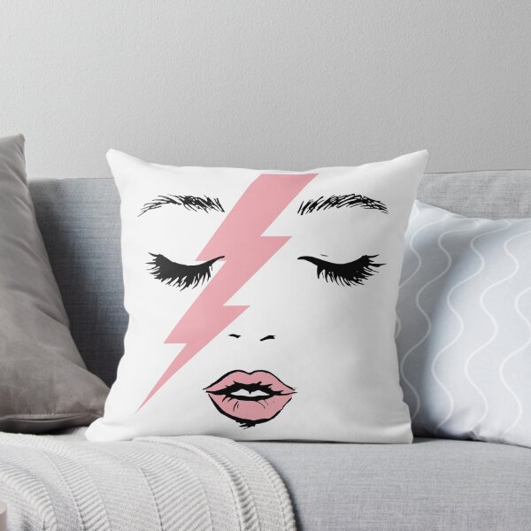 Item preview, Glam Rock Pop Star Lightning Face designed and sold by The secret storage room.
