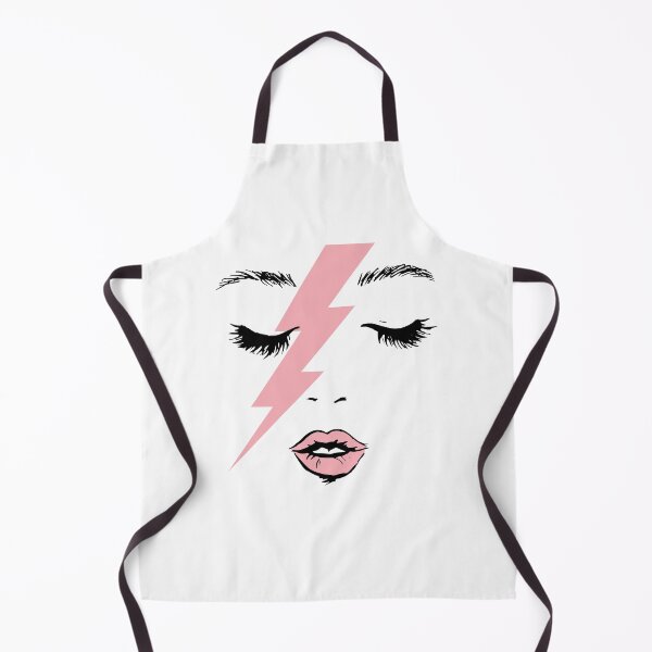 Item preview, Glam Rock Pop Star Lightning Face designed and sold by The secret storage room.