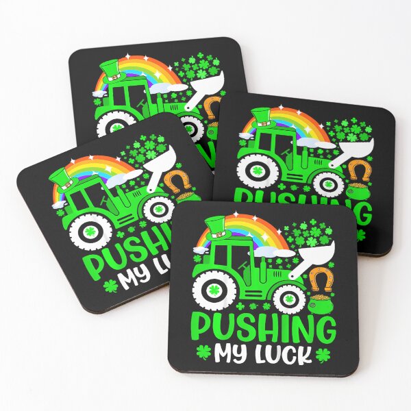 Item preview, Pushing My Luck Tractor Truck St Patricks Day Toddler designed and sold by pfanodlnazb.