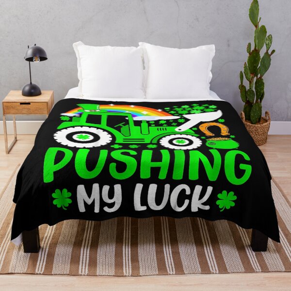 Item preview, Pushing My Luck Tractor Truck St Patricks Day Toddler designed and sold by pfanodlnazb.