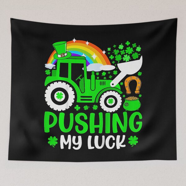 Item preview, Pushing My Luck Tractor Truck St Patricks Day Toddler designed and sold by pfanodlnazb.