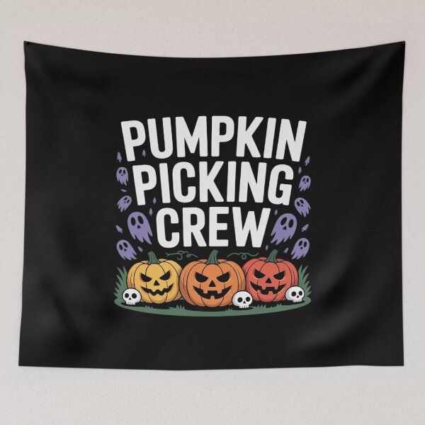 Item preview, Pumpkin Picking Crew Halloween Scary Pumpkins Trick Or Treat designed and sold by Slwankol.