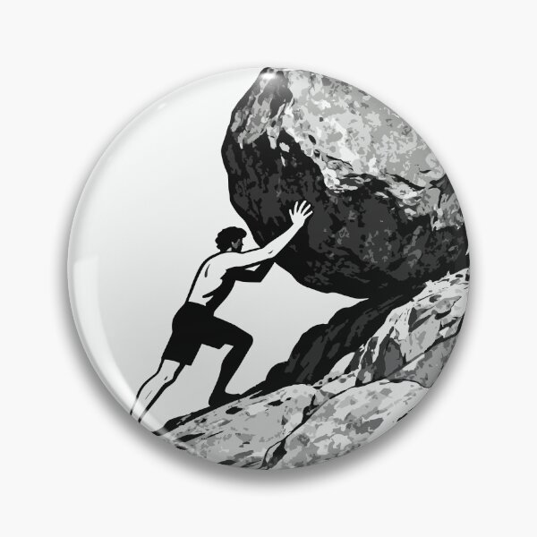 Item preview, One Must Imagine Sisyphus Happy designed and sold by deathanarchy.